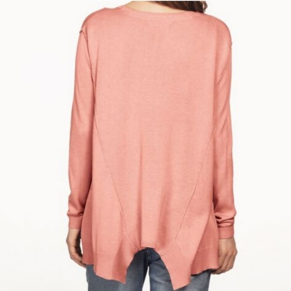 ELLOS Beaded LOVE Hanky Hem Sweater - Picture 2 of 9